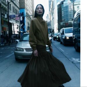 Zara Topstitched Pocket Bomber